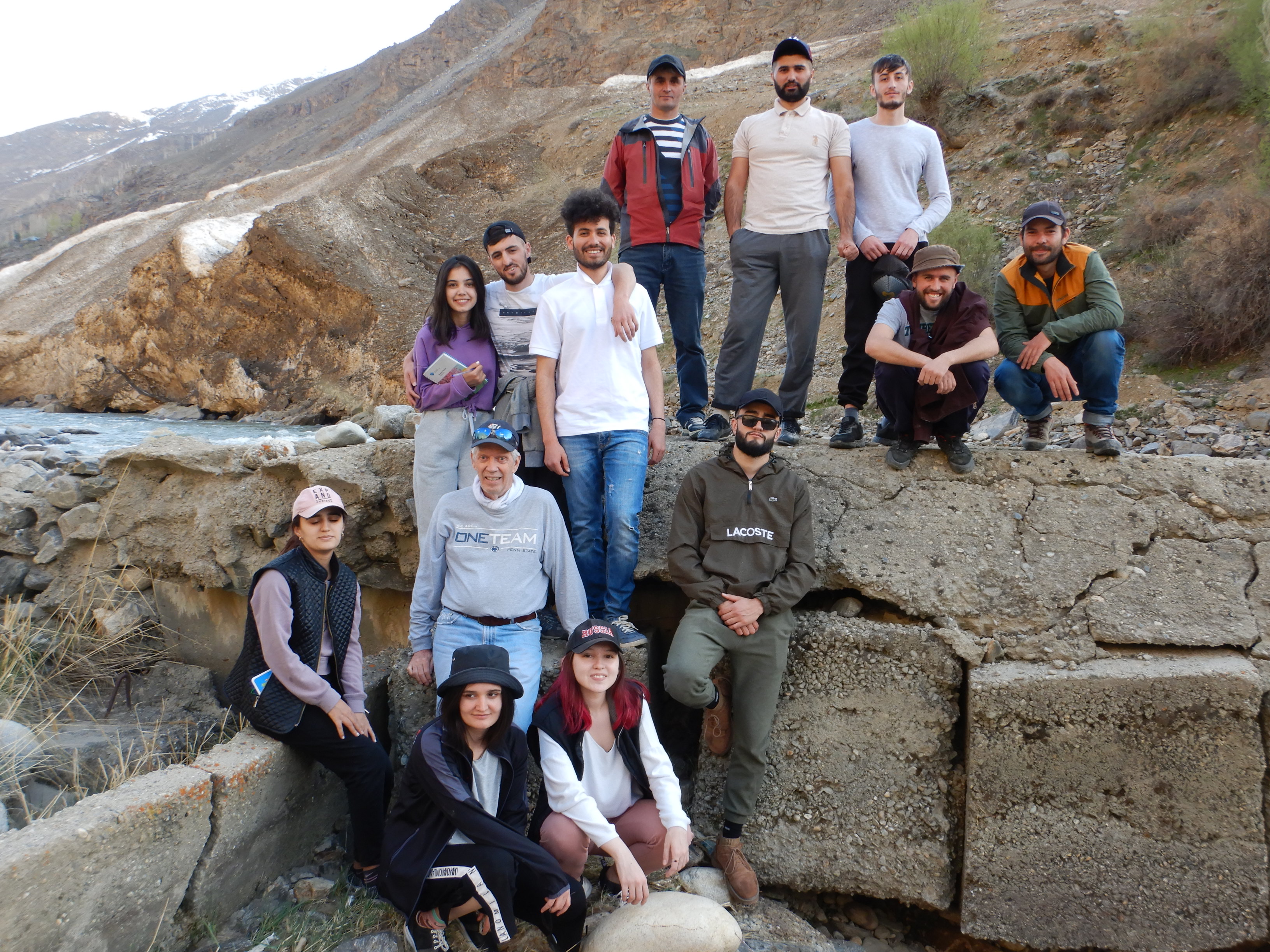 Natural Hazard Students On A Field Trip